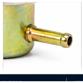 8M0069803 fuel pressure regulator inlet and outlet detail