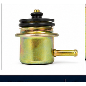 8M0069803 fuel pressure regulator side view