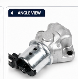 8M0181068 idle air control valve three-quarter angle view