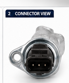 8M0181068 IAC valve electrical connector terminal view