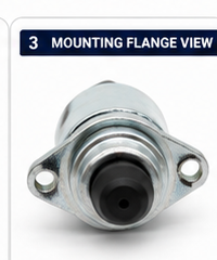 8M0220728 IAC valve mounting flange view