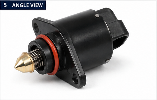 8M0239245 idle air control valve three-quarter angle view