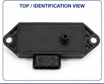 864856A1 MAP sensor top / identification view showing mounting ends