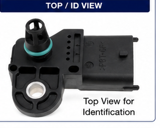 8M0087834 MAPT sensor top view for identification