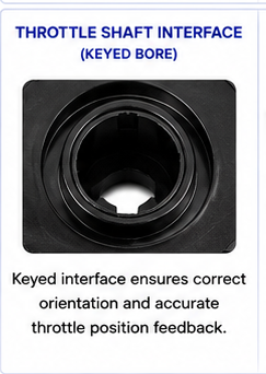 805226A1 TPS keyed throttle shaft interface